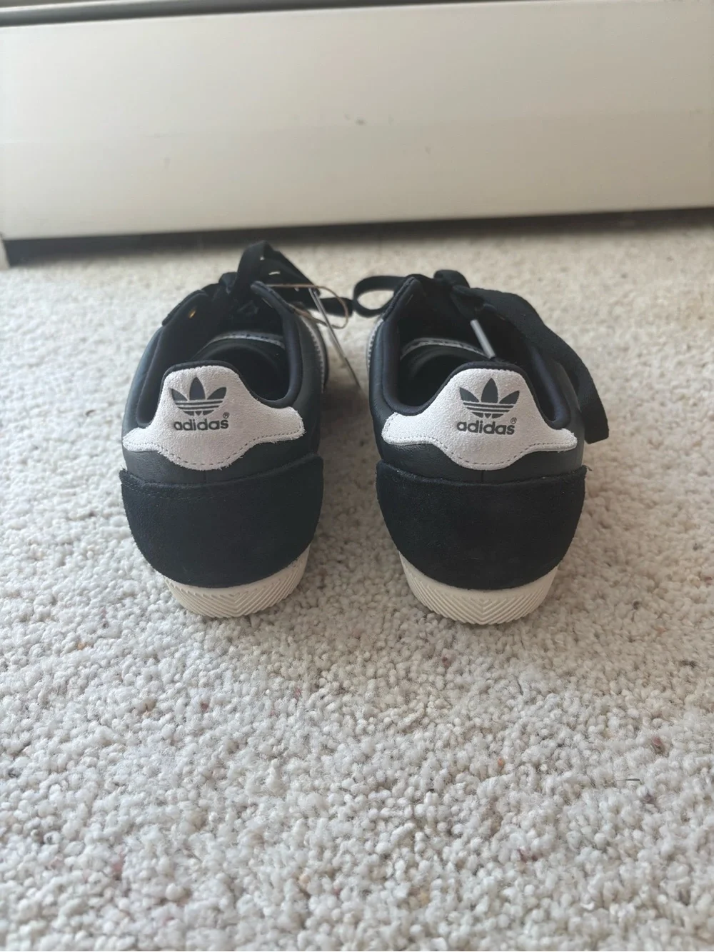 Adidas Japan Black with White Stripes Samba Sneakers - Picture 6 of 7